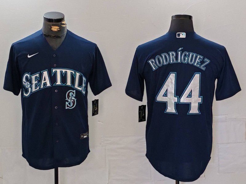 Men Seattle Mariners #44 Rodriguez Drak Blue Game 2025 Nike MLB Jersey style 8->boston red sox->MLB Jersey
